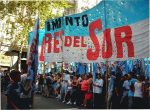 Each year on March 24, Buenos Aires marches to commemorate the beginning of the 1976 junta and those who lost their lives in the war.  Photos: Briana Kerensky