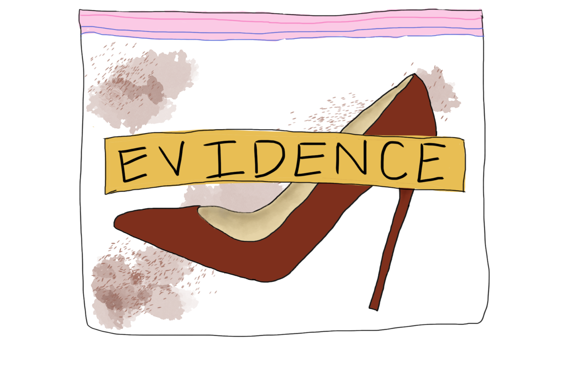 BREAKING NEWS: Woman arrested for trampling someone during a Black Friday sale shows off her outfit on the stand